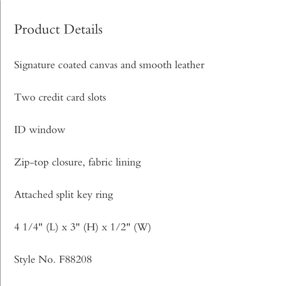 NWT Coach Mini Skinny ID Case in Signature Canvas - Picture 3 of 3